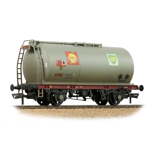 Bachman OO BR 45T TTA Tank Wagon 'Shell/BP' Grey W