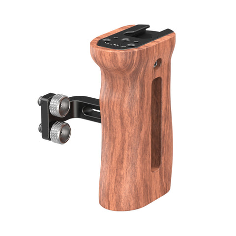 SmallRig Wooden Side Handle with 1/4"-20 Screws HSN2093D