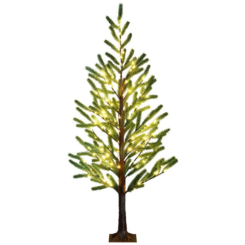 Jingle Jollys Christmas Tree 1.8M Pre-lit LED Xmas Tree 8 Modes Party Decoration