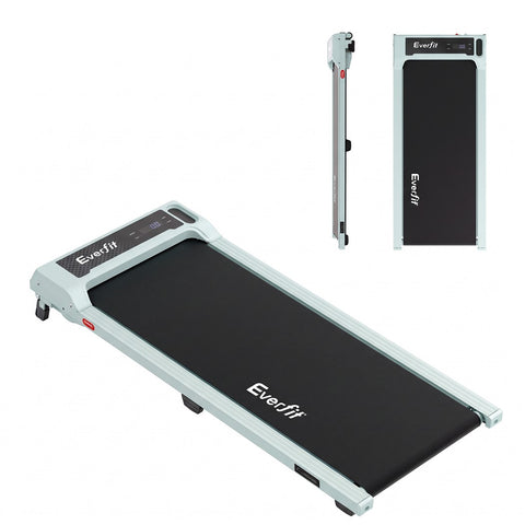 Everfit 3 in 1 Walking Pad Treadmill 12% Incline Under Desk Treadmills for Home Gym 40cmBelt Green