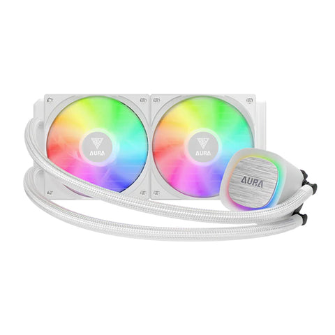 Gamdias ARUA GL240v2 240mm Liquid CPU Water Cooler (White)