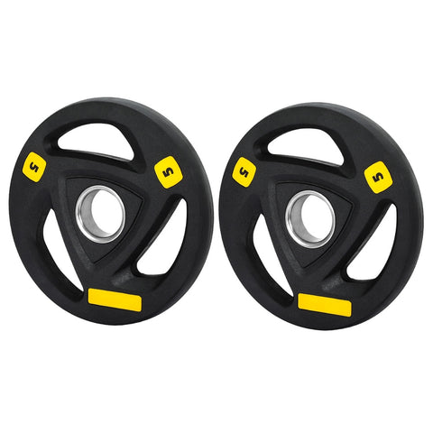 Everfit Weight Plates Olympic 5kgx2 Dumbbells Barbells Plate Weight Lifting Home