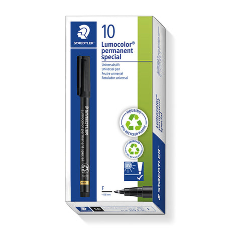 Staedtler Permanent Marker Special (Black) [Box 10]