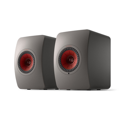 KEF LS50 II Wireless HiFi Speakers Pair (Titanium Grey)