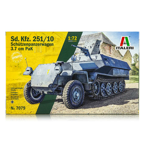 Italeri 1/72 Sd.Kfz. 251/10 Scaled Plastic Model Kit