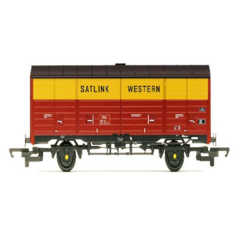 Hornby OO Satlink Western 45t ZRA Closed Van – Era 8