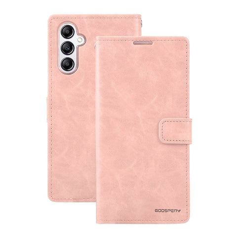 Goospery Bluemoon Diary for Samsung Galaxy A25 5G - Rose Gold