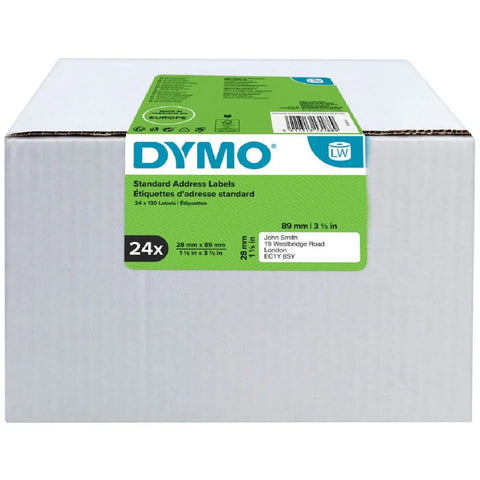 Dymo S0722360 LabelWriter Address Labels 28x89mm Roll Pack of 24