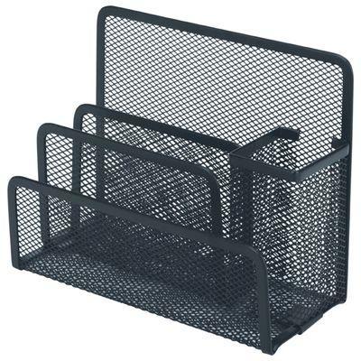 Esselte Desk Organiser Metal Mesh Black