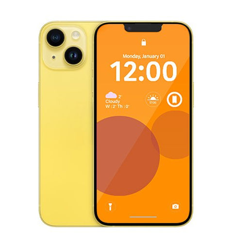 Apple iPhone 14 128GB - Yellow - [*Refurbished: As New condition]