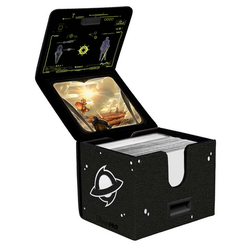 Ultra Pro: UP38861 Edge of Eternities Premium Alcove Edge Deck Box Interior Print White Mythic MtG Cards