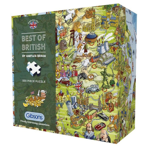 Gibsons 500pc Best of British Puzzle