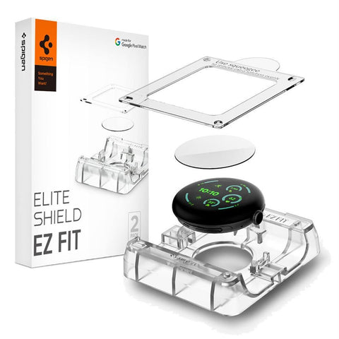 Spigen Google Pixel Watch 4/3 41mm Elite Shield EZ Fit 2PCS Screen Protector (Clear)