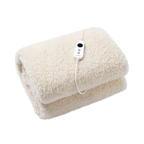 Dreamaker Australian Wool Rich Fleece Electric Blanket [Single Bed]