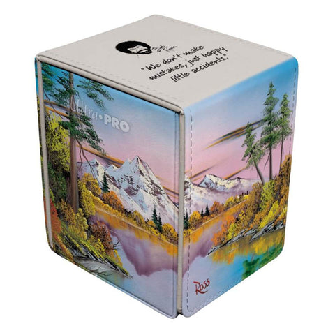 ULTRA PRO Bob Ross Collection Mighty Mountain Lake Alcove Flip Deck Box