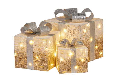 Christabelle 3 Piece Christmas Present Display Set