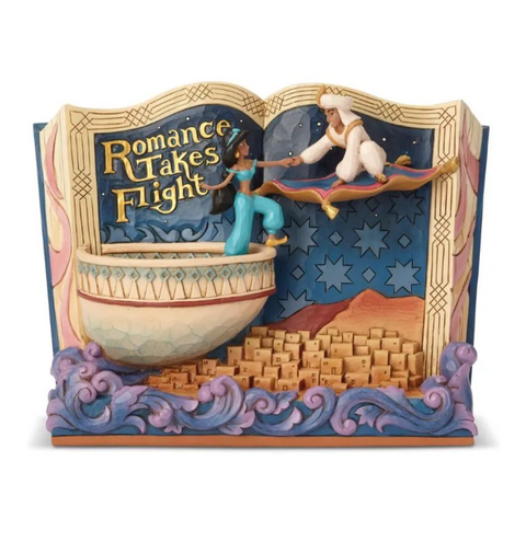 Jim Shore Disney Traditions - Aladdin - Romance Takes Flight Storybook