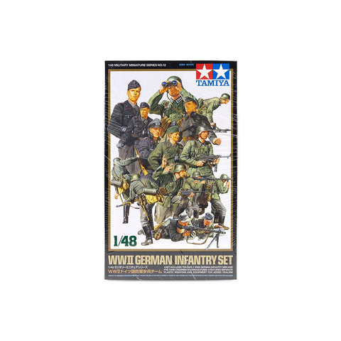 Tamiya 1/48 German WWII Infantry Set Scaled Plastic Model Kit