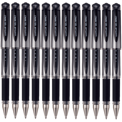 Uni-Ball UM-153 Signo Broad Gel Ink Impact Pen 1.0mm (Black) [Box 12]