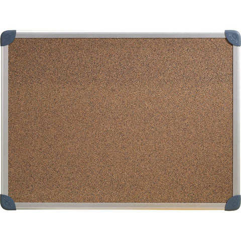 Quartet Penrite Corkboard Pin Board Aluminium Frame Board 1200x900mm