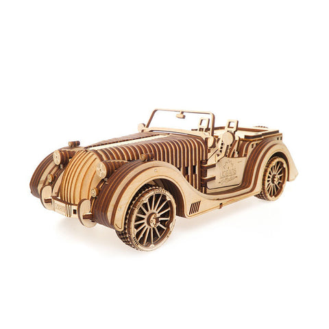 UGears Roadster VM-01 3D Wooden Puzzle Mechanical Model Kit