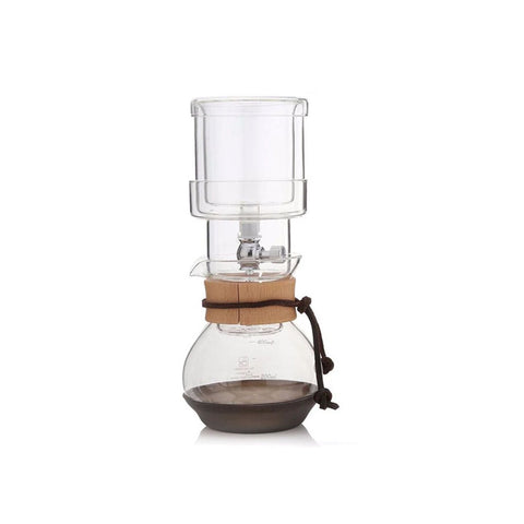 Coffee Culture 400ml/26cm Cold Drip Glass Coffee Maker with Wooden Neck (Clear)