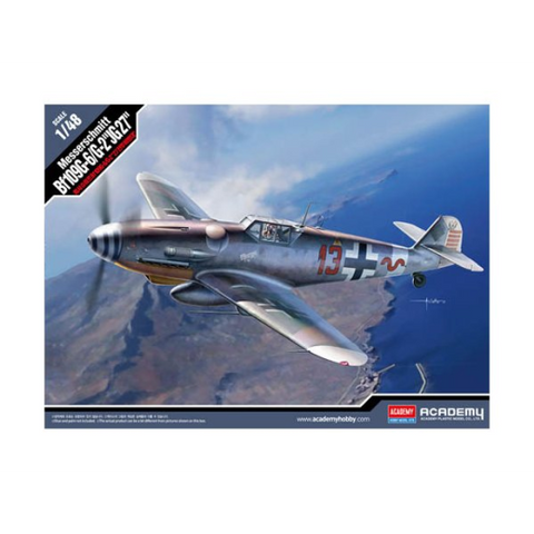Academy 1/48 Messerschmitt Bf109G6/G2 JG 27 Plastic Model Kit