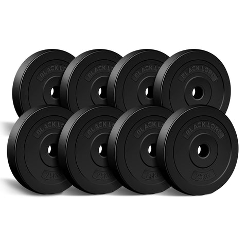 BLACK LORD Weight Plate Set Barbell Dumbbell Weight 20kg