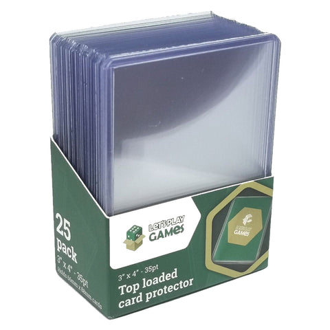 Let's Play Games Top Loaded Card Protector 3x4 35pt