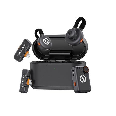 Hollyland Lark M2S Ultimate Combo Kit for Camera, Android and Apple IOS