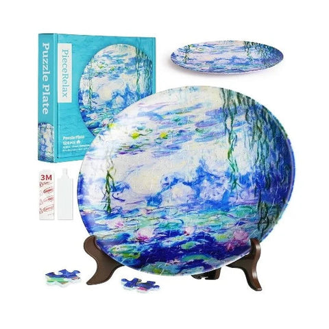Pintoo 3D Plate Monet Nympheas Puzzle