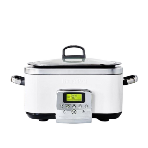 Greenpan Slow Cooker 6L (Cloud Cream)