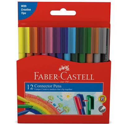 Faber-Castell Connector Pens Assorted Pack 12
