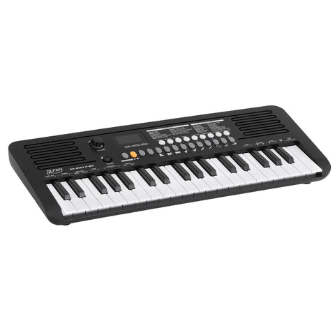Alpha 37-Key Digital Piano Keyboard Electric (Black)