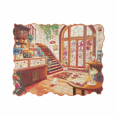 Robotime Paradise Cozy Winter Cafe Puzzle