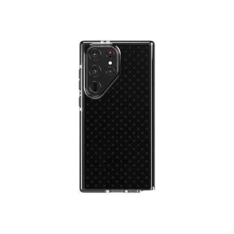 Tech21 Evo Check Phone Case for Samsung Galaxy S23 Ultra (Smokey/Black)