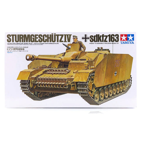 Tamiya 1/35 German Sturmgeschutz IV Sd.Kfz. 163 Tank Scaled Plastic Model Kit