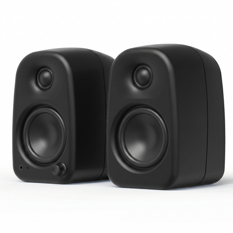 Kanto UKI 100W Desktop Speakers with Bluetooth (Matte Black)