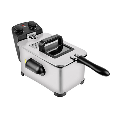 Healthy Choice 3.8L Deep Fryer with Timer Control Knob & Thermal Safety Device