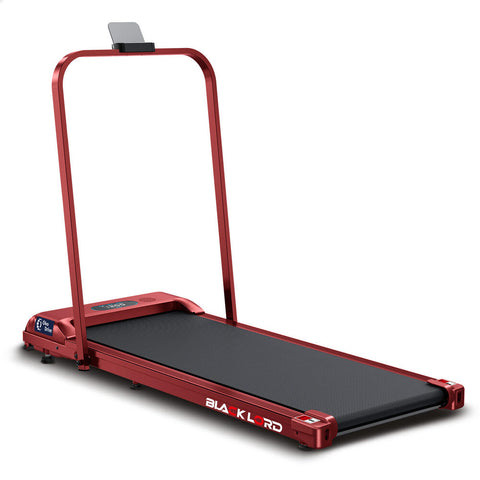 BLACK LORD Treadmill Electric Walking Pad Home Office Gym Fitness Foldable (Red)