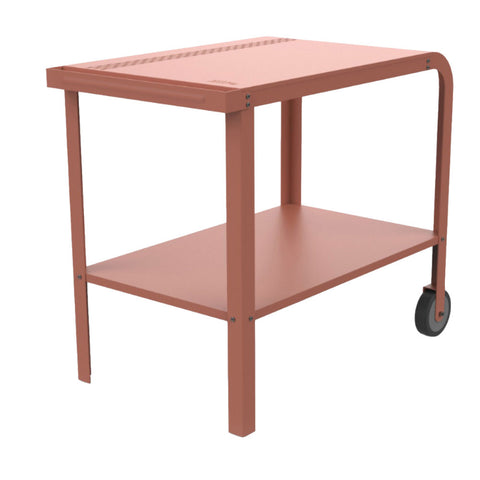 ZiiPa Vallone Outdoor Garden Trolley For Pizza Oven 50.8x73.2x87cm Terracotta