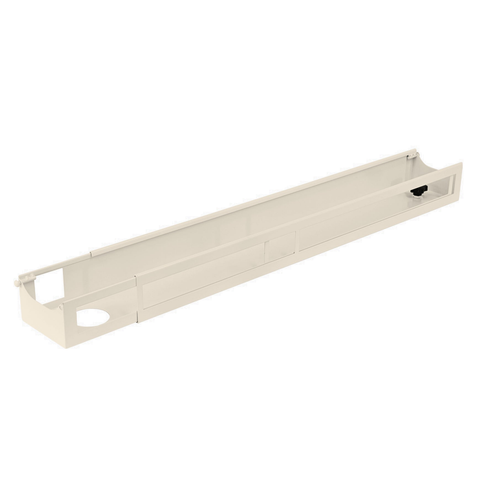 Quad Frame Channel + Mounting Bracket - Wheat / 0 Plugs