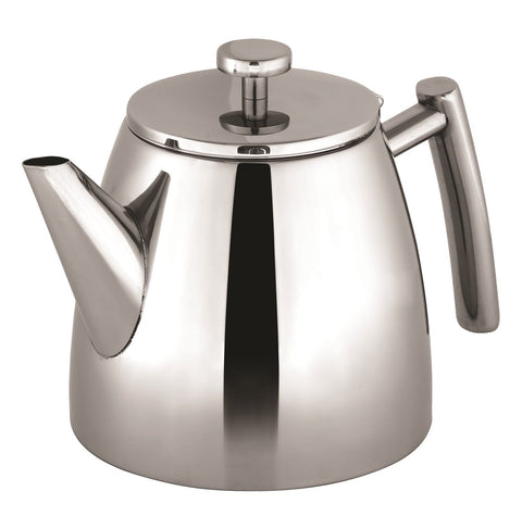Avanti Modena Double Wall Stainless Steel Teapot 1.2 Litre - Silver