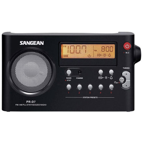 Sangean PR-D7 Compact AM/FM Radio (Black)