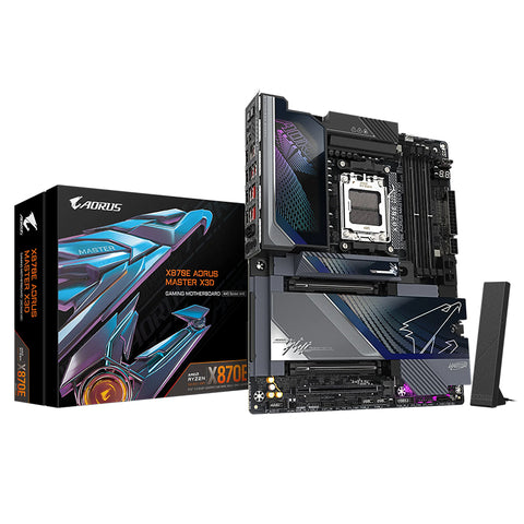 Gigabyte X870E Aorus Master X3D AM5 ATX Motherboard (X870E AORUS MASTER X3D)