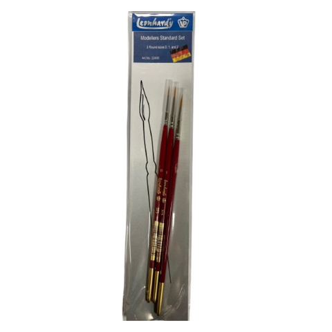 VP Leonhardy Modellers Standard Brush Set 3pcs