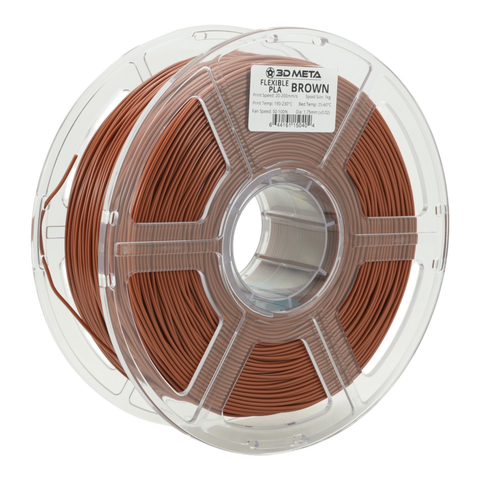 3D META Flexible PLA 3D Printing Filament - Brown