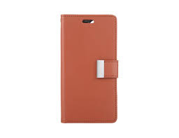Goospery Rich Diary case for iPhone 14 Pro - Brown