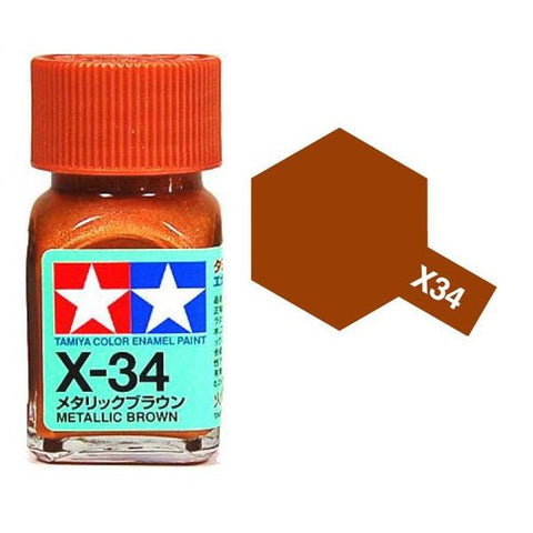 Tamiya Gloss Metallic Brown Enamel