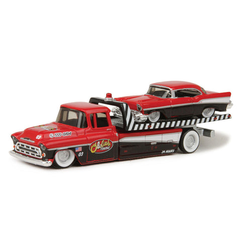 Maisto 1:64 Scale 1953 B-61 Mack Flatbed & 1929 Ford Model A Diecast Model